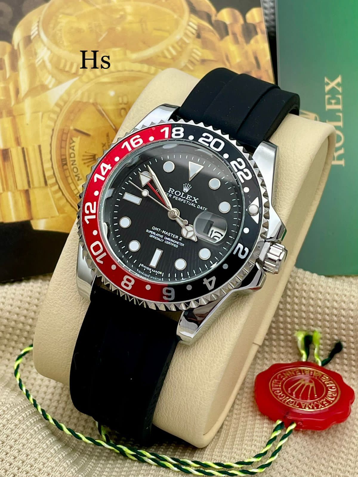 Buy Rolex Watch Luxurious Men's Stainless Steel Chronograph Watch (WJ148)