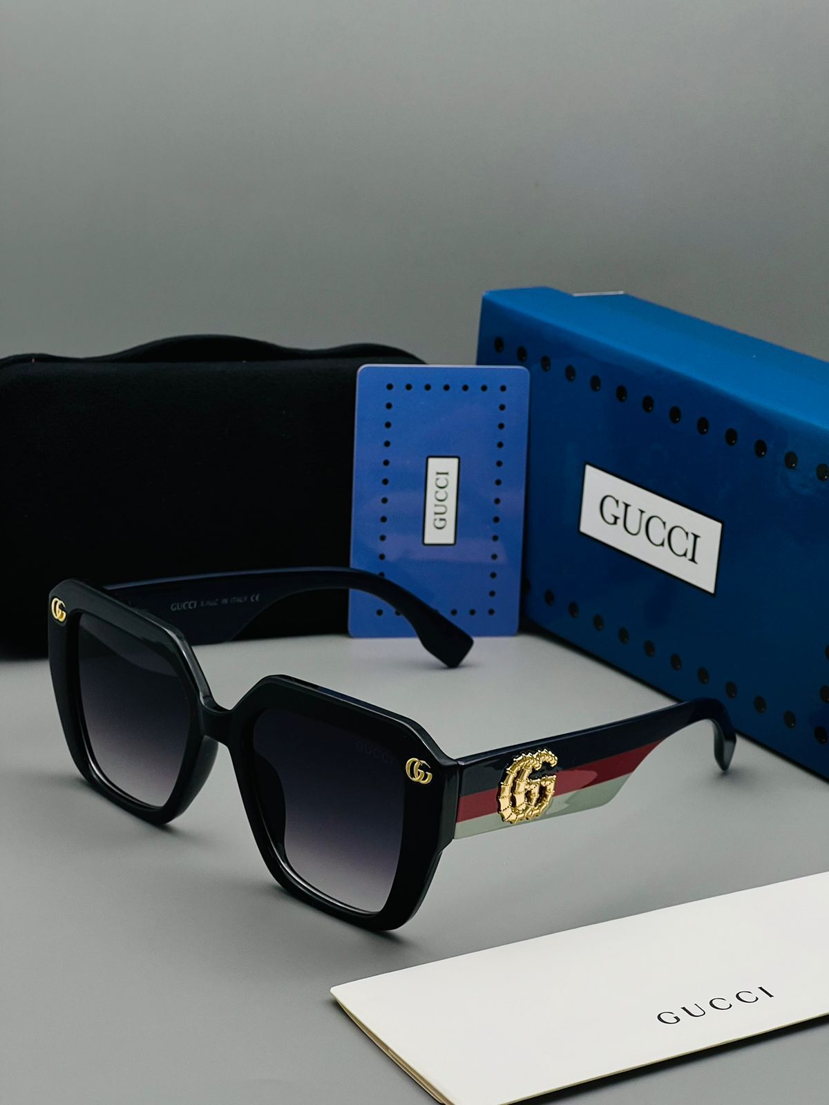 Gucci GG0022S 001 - As Seen On Chrissy Teigen Sunglasses - Pretavoir -  Pretavoir