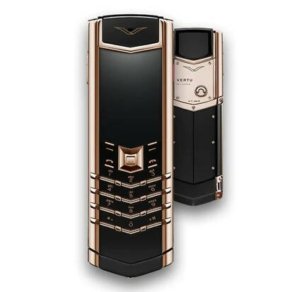 Vertu Signature S Rose Gold Black Ceramic