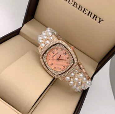 Burberry ladies watch date working with moti belt