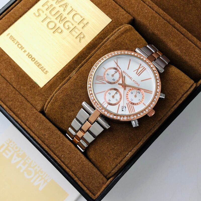 Michael Kors MK6558 Model Watch With Original Chronograph Technique Machinery For Women Collections