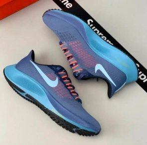 Nike pegasus 37 blue shoes for mans fashion