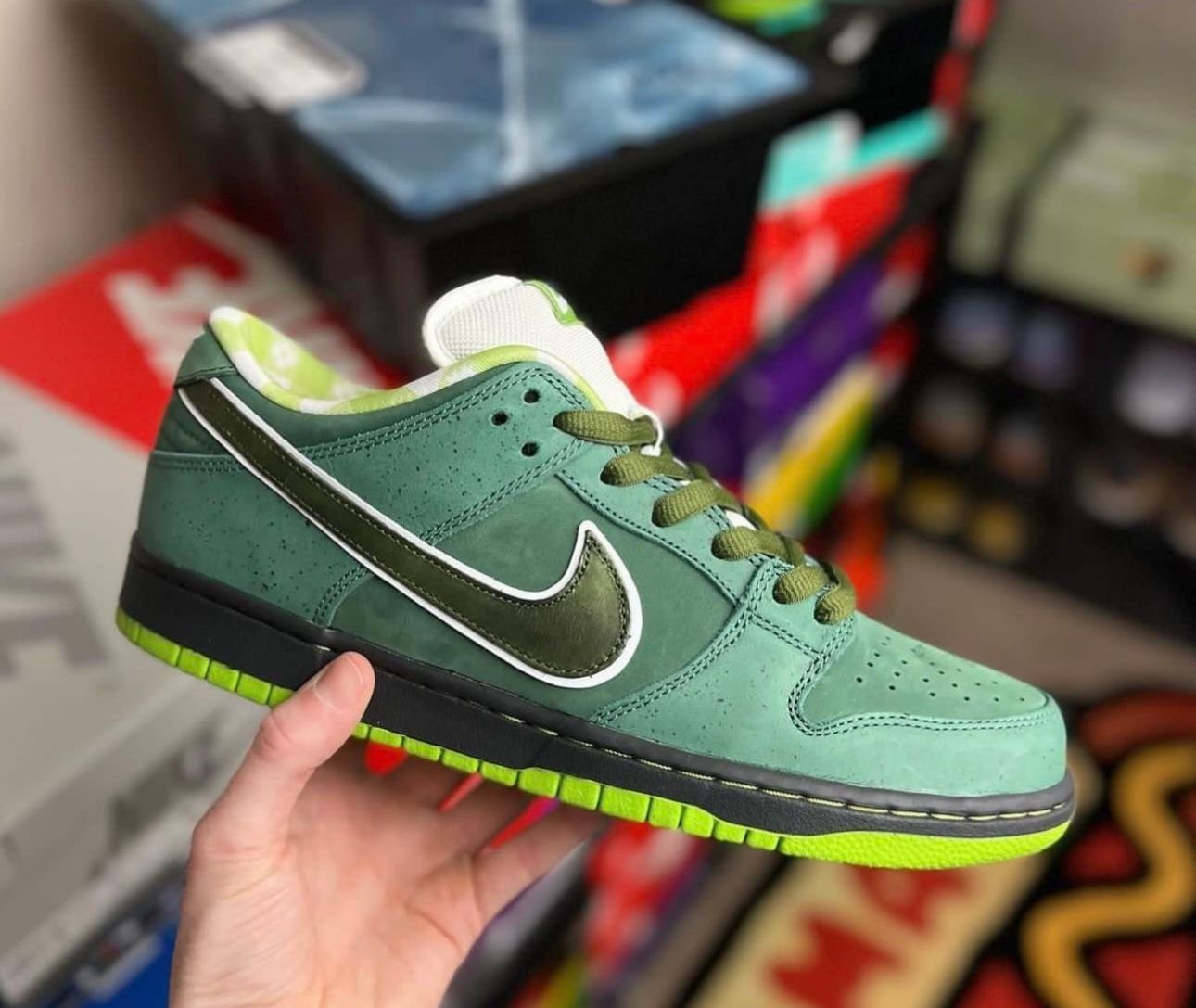 Nike store green lobster