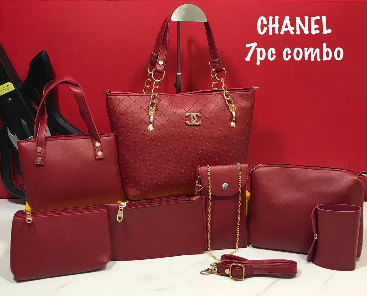 Handbags 8 Colors Available LV 5 Pcs Combo, For Office, 700gms