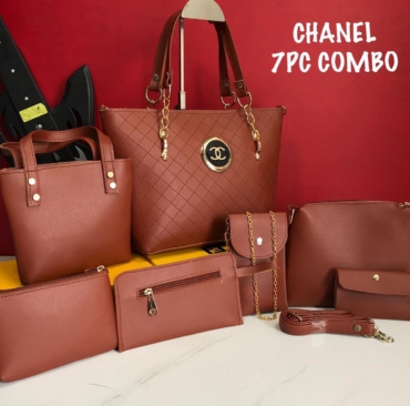 7 Piece Combo Channel Hand Bags / Shoulder Bags For Women Collection