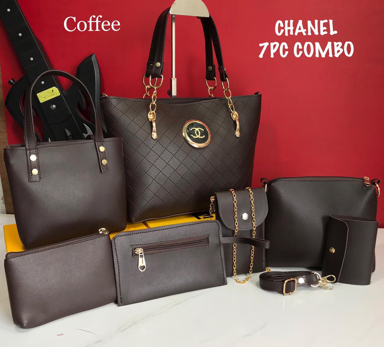 7 Piece Combo Channel Hand Bags / Shoulder Bags For Women Collection -  Goodsdream