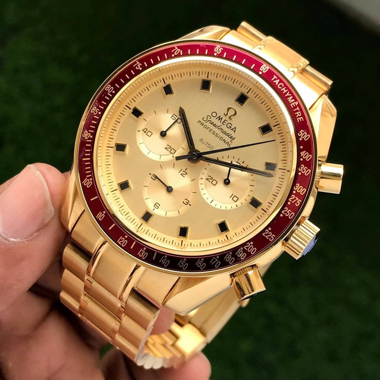 Omega speedmaster discount 50th anniversary gold