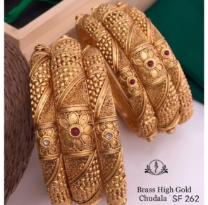 Fancy Brass High Gold chudala For Women Collection