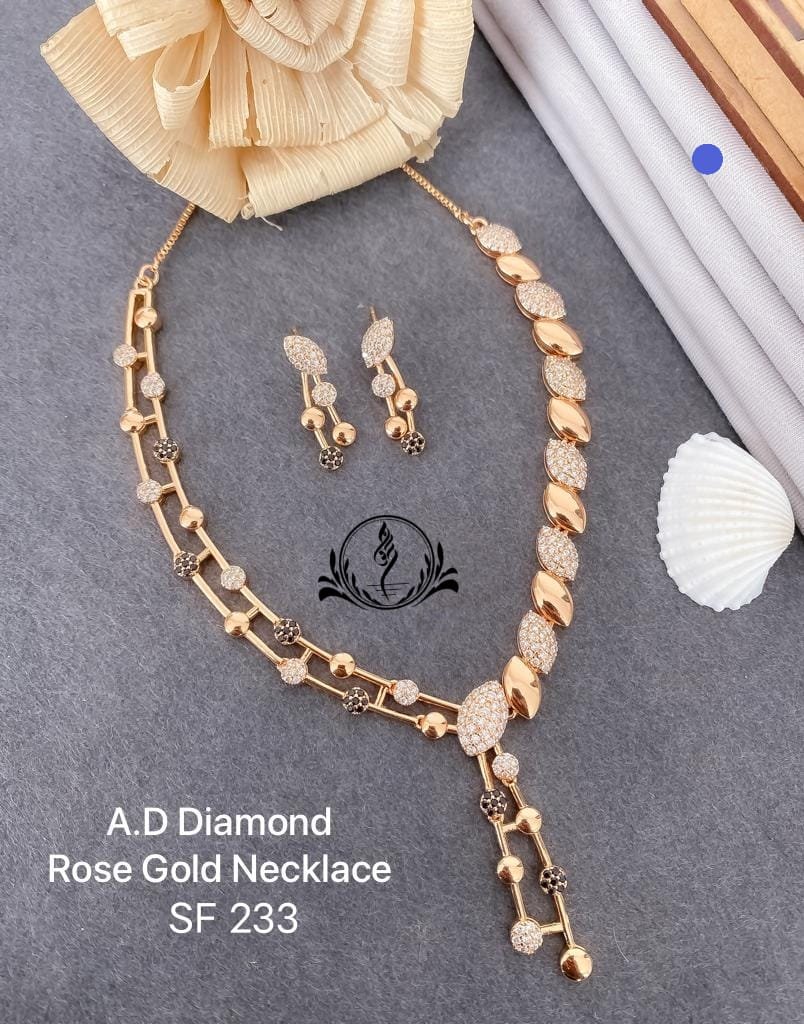 Rose gold necklace sale for girlfriend