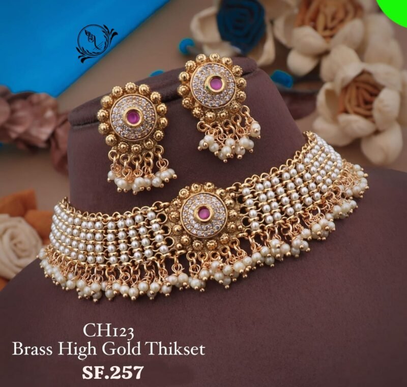 Brass High Gold Thikset For Womens