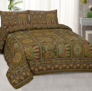 Royal Majesic Cotton Premium Jumbo Bedsheet with 2 Pillow Covers