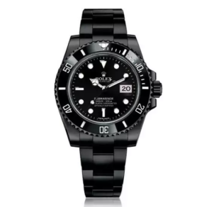 Rolex Submariner Full Black Stainless Steel Automatic Men's Watch