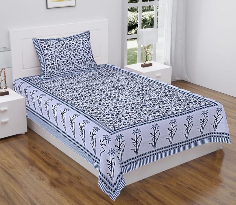 Elite Single Bedsheet with 1 Pillow Cover