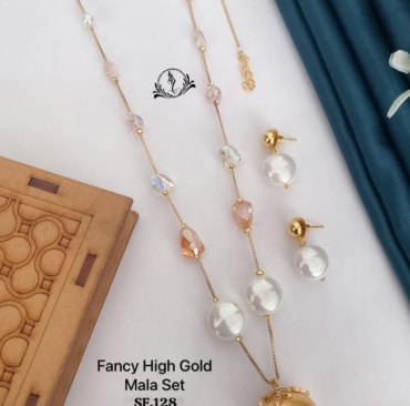 Fancy High Gold Mala Set For Women Collection