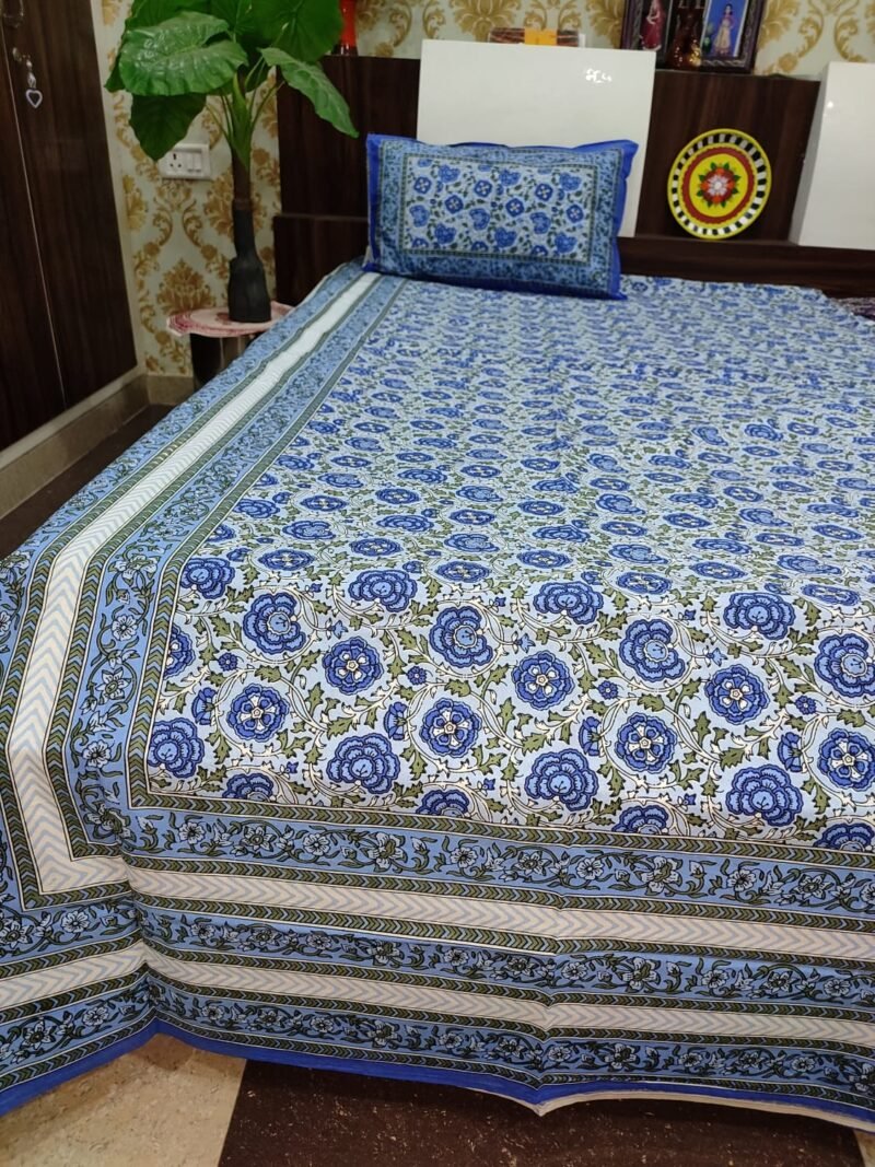 Latest Premium Collecion Super Jumbo King Size Bedsheets With 2 Pillow Covers