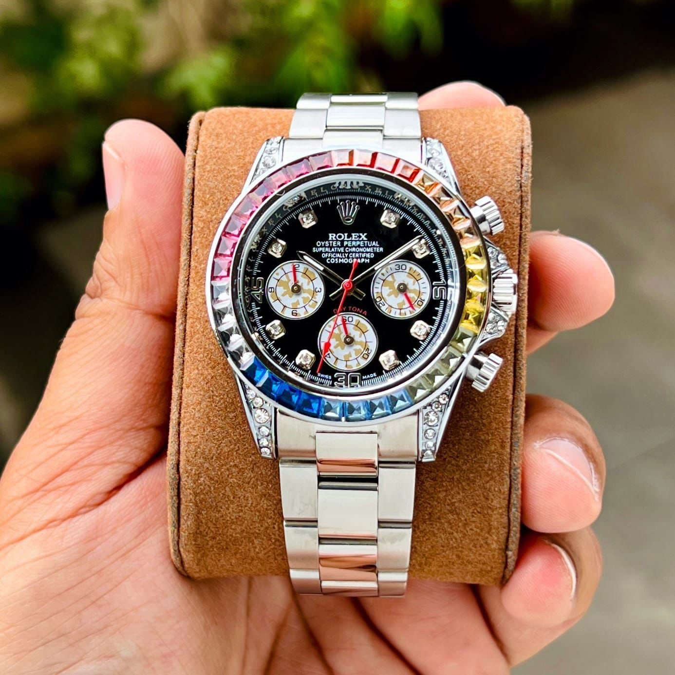 Rolex 2024 rainbow watch