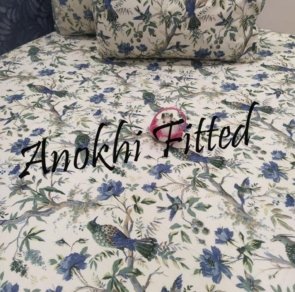 Rakshabandhan Special Anokhi Premium Elastic Fitted Bedsheets with 2 Pillow Covers