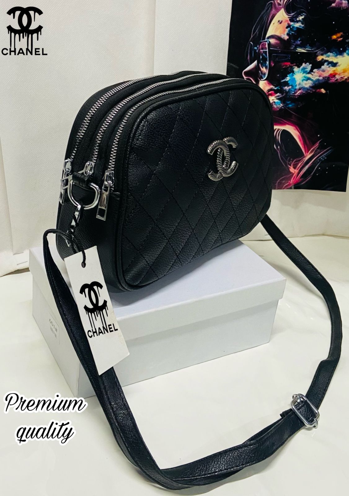 Chanel Awesome Premium Quality Imported Look Lady Cross Sling Handbag For  Women Collection - Goodsdream