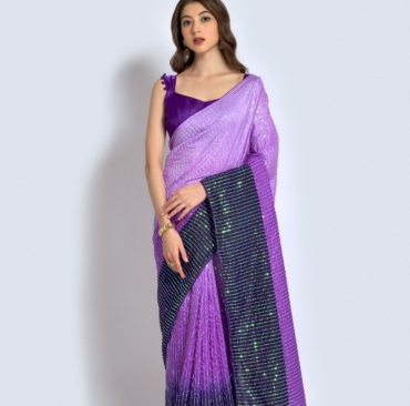 Superhit Bollywood Padding Sequence Saree Collection For Womens