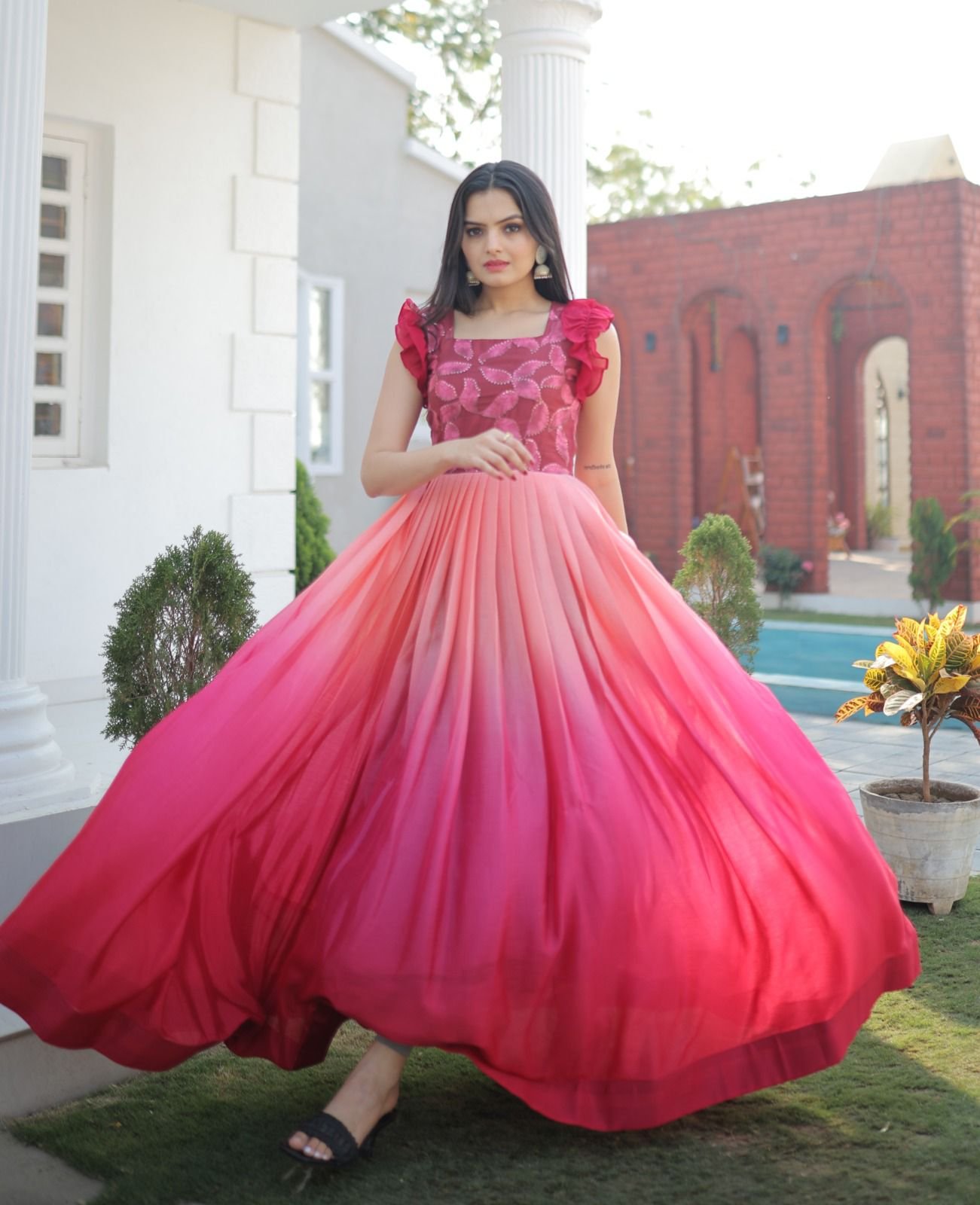 Pakistani Indian wedding dresses designer collection Long Maxi eid suit |  eBay