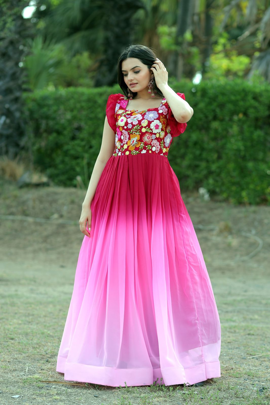 Kids Girl Traditional Designer Gown Dress – mahezon