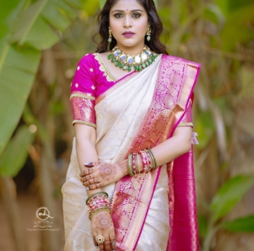 Soft Lichi Silk Beautiful Rich Pallu & Jaquard Womens Saree Collection