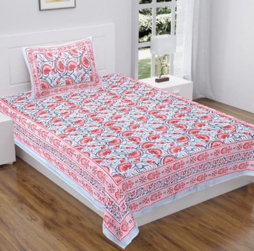 Elite Single Bedsheet with 1 Pillow Cover