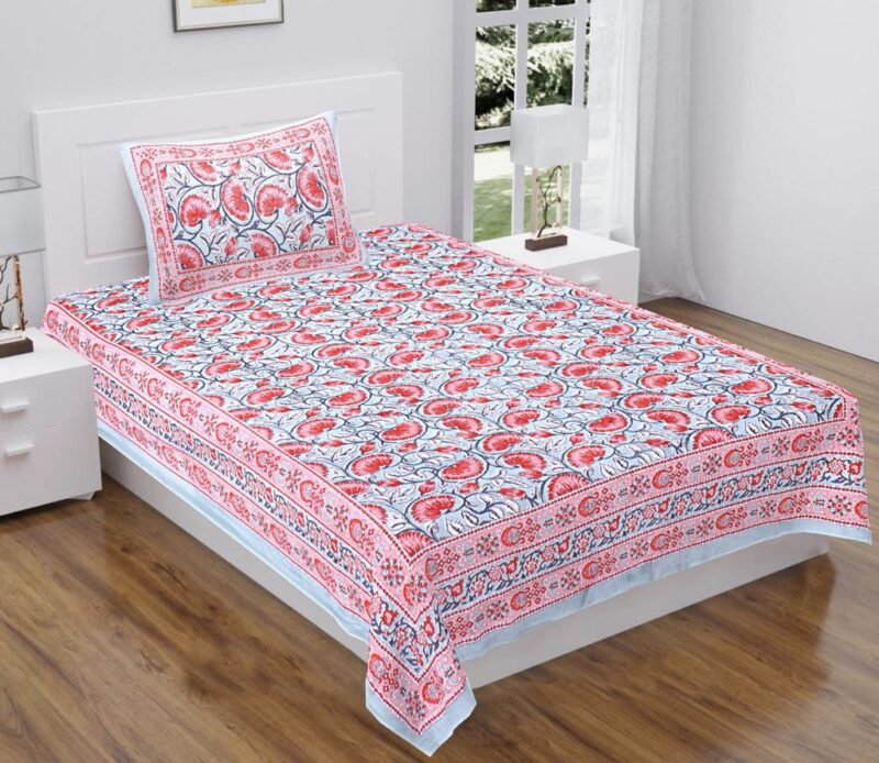 Elite Single Bedsheet with 1 Pillow Cover