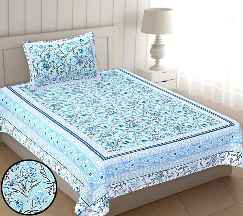 Elite Single Bedsheet with 1 Pillow Cover