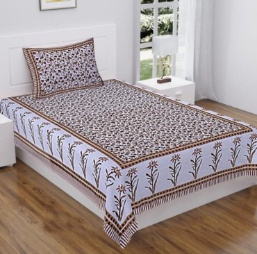 Elite Single Bedsheet with 1 Pillow Cover