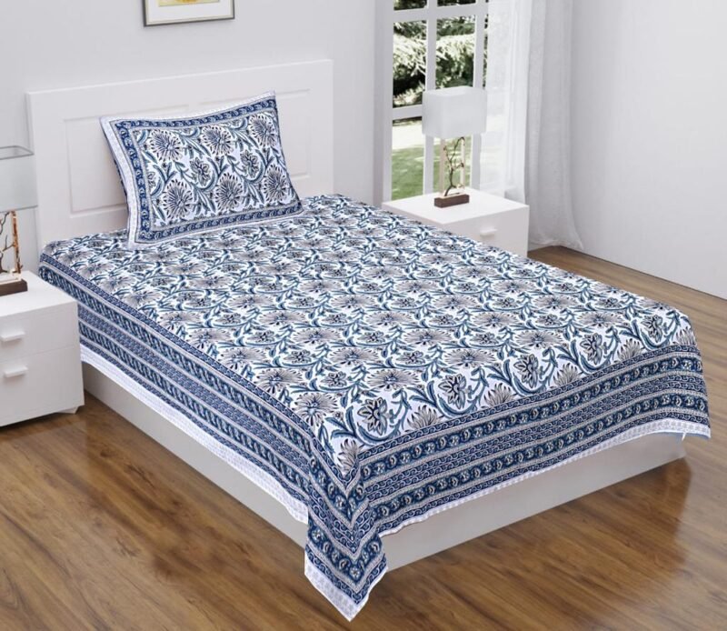 Elite Single Bedsheet with 1 Pillow Cover