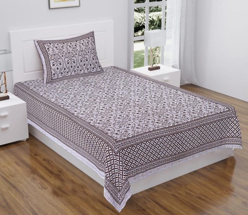 Elite Single Bedsheet with 1 Pillow Cover