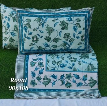 Royal Premium King Size Bedsheet with 2 Pillow Covers