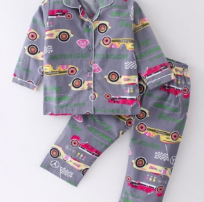 Enfarce Premium Cotton Full Sleeves Night Dress For Kid's Collection