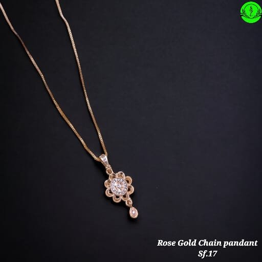 Rose gold chain on sale designs