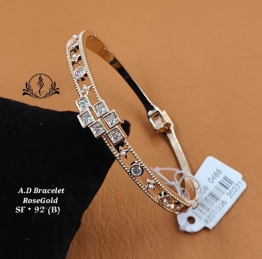 Fancy A.D. Rose Gold Bracelet For Women's Collection