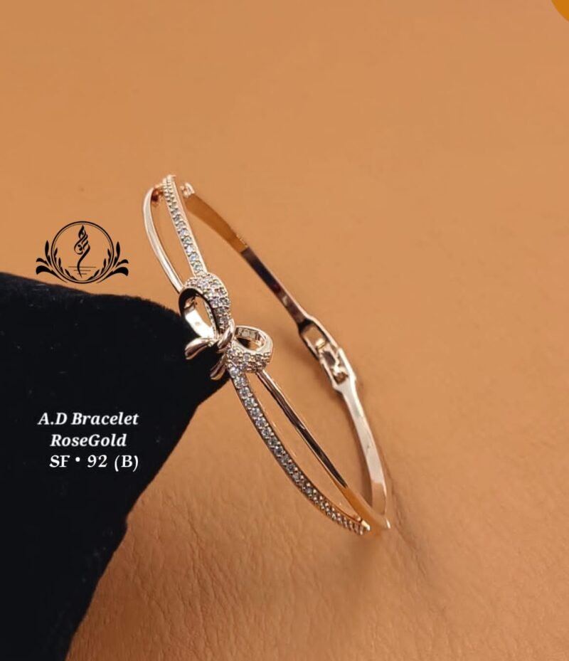 Fancy A.D. Rose Gold Bracelet For Women's Collection