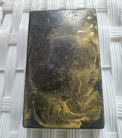 Seven Roots Activated Charcoal with 24-Carat Gold Powder Soap," a luxurious creation under the prestigious Seven Roots brand.