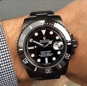 Rolex Automatic Black Dial Men's Watch