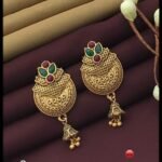 Beautiful Jhumki Earrings for women Fancy. Safety information Keep away from sweat, water or liquid perfume. Never store in velvet wrap. BOOK NOW!