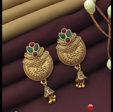 Beautiful Jhumki Earrings for women Fancy. Safety information Keep away from sweat, water or liquid perfume. Never store in velvet wrap. BOOK NOW!
