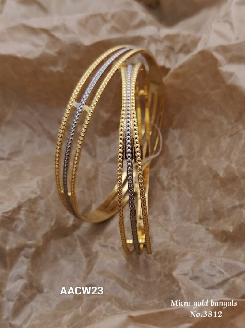 New Gold Plated Premium Bangles For Women And Girls Metal: Alloy Plating: Gold Plated, Country of Origin India Style Latest Trend, Hip Hop, For Women