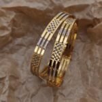 Unique and Beautiful Gold Plated Premium Bangles For Women And Girls Base Metal: Brass Plating: Country of Origin India Occasion: Any Occasion