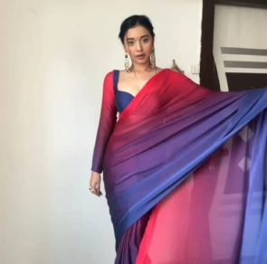 New beautiful Designer saree on Soft Rangoli fabric