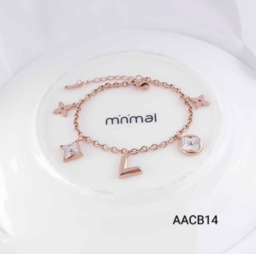 NEW TRENDING UNIQUE FREE SIZE ROSE GOLD PLATING BRACELET FOR GIRLS AND WOMEN