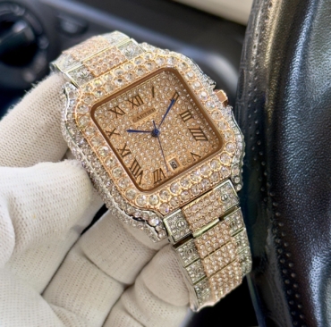 Cartier Full Diamond Watch for Men