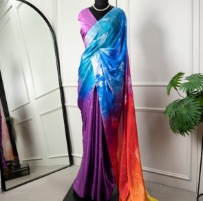 Digital Printed Saree For Women