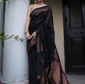 SOFT LICHI SILK CLOTH SAREEE FOR WOMEN