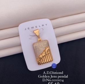 Beautiful Fancy Gold Jens Pendal