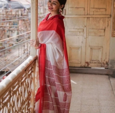 SOFT LILAN SLAB SAREE FOR WOMEN AND GIRLS